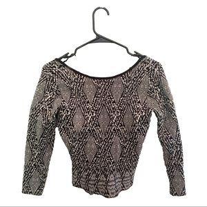 Zara Woman Vintage Fitted Top